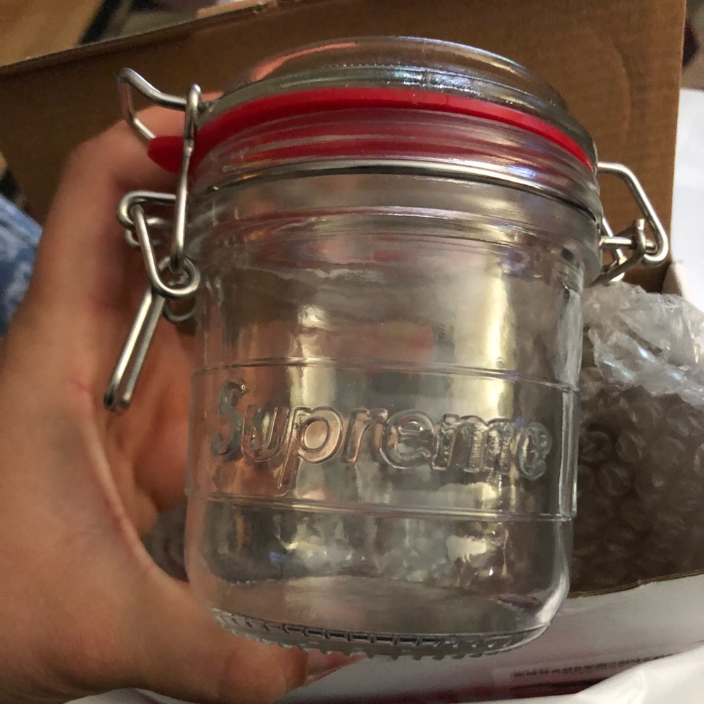 Supreme Glass Jars Set of 2